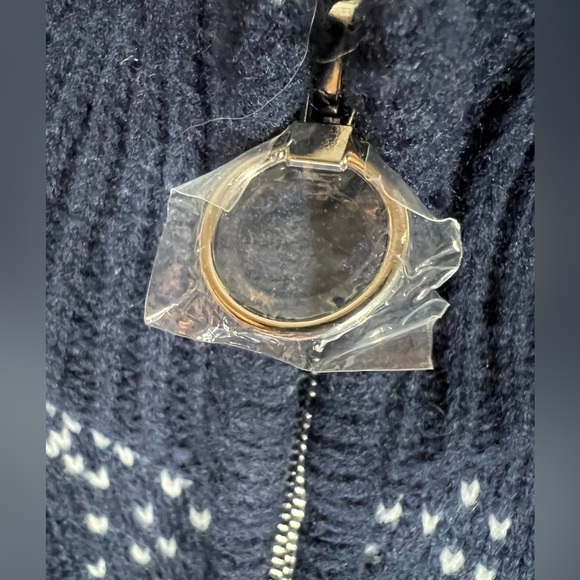 Simply Southern quarter zip deer winter sweater oversized sz L womens skiing - Picture 5 of 12